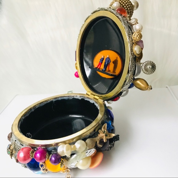 Vintage 90s Handmade “Jewels” Seattle Jewelry Box - Picture 5 of 14